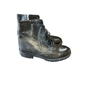 Freebird by Steven Men's Boots- "Jax" Distressed Gray Size 12 Side Zip